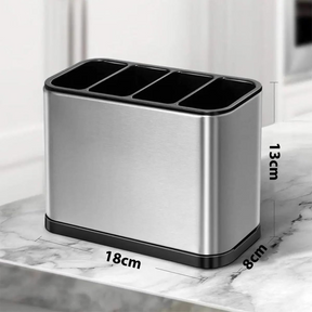 Escorredor de Talheres em Aço Inox – Organização e Sofisticação na Sua Cozinha!