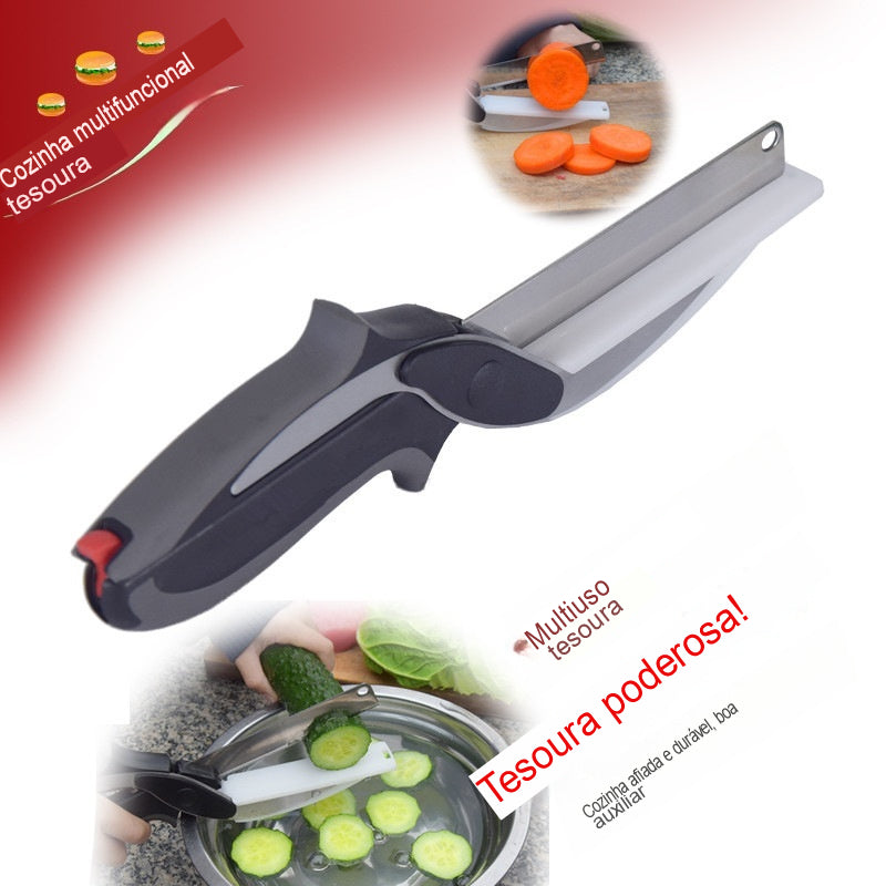 Tesoura Para Legumes Corte 10x Mais Rápido!