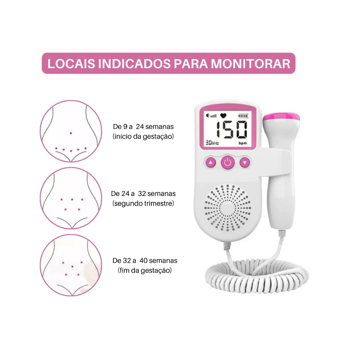 Monitor Fetal – Ouça e Grave os Batimentos do Seu Bebê Ainda na Barriga!
