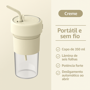 Mini Mixer Portátil Sem Fio Fowod - Sucos Frescos em Qualquer Lugar!