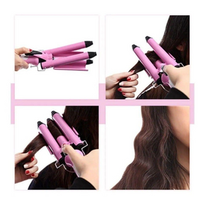 Modelador de Três Ondas – Cachos Perfeitos e Volumosos em Minutos