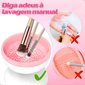 Lavador Elétrico de Pincéis – Sua Make Mais Linda e Sua Pele Mais Protegida!