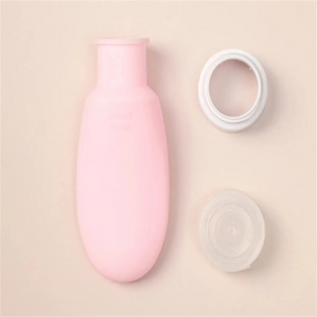 Kit de Viagem com 4 Frascos de Silicone – Leve Seus Cuidados Pessoais com Praticidade